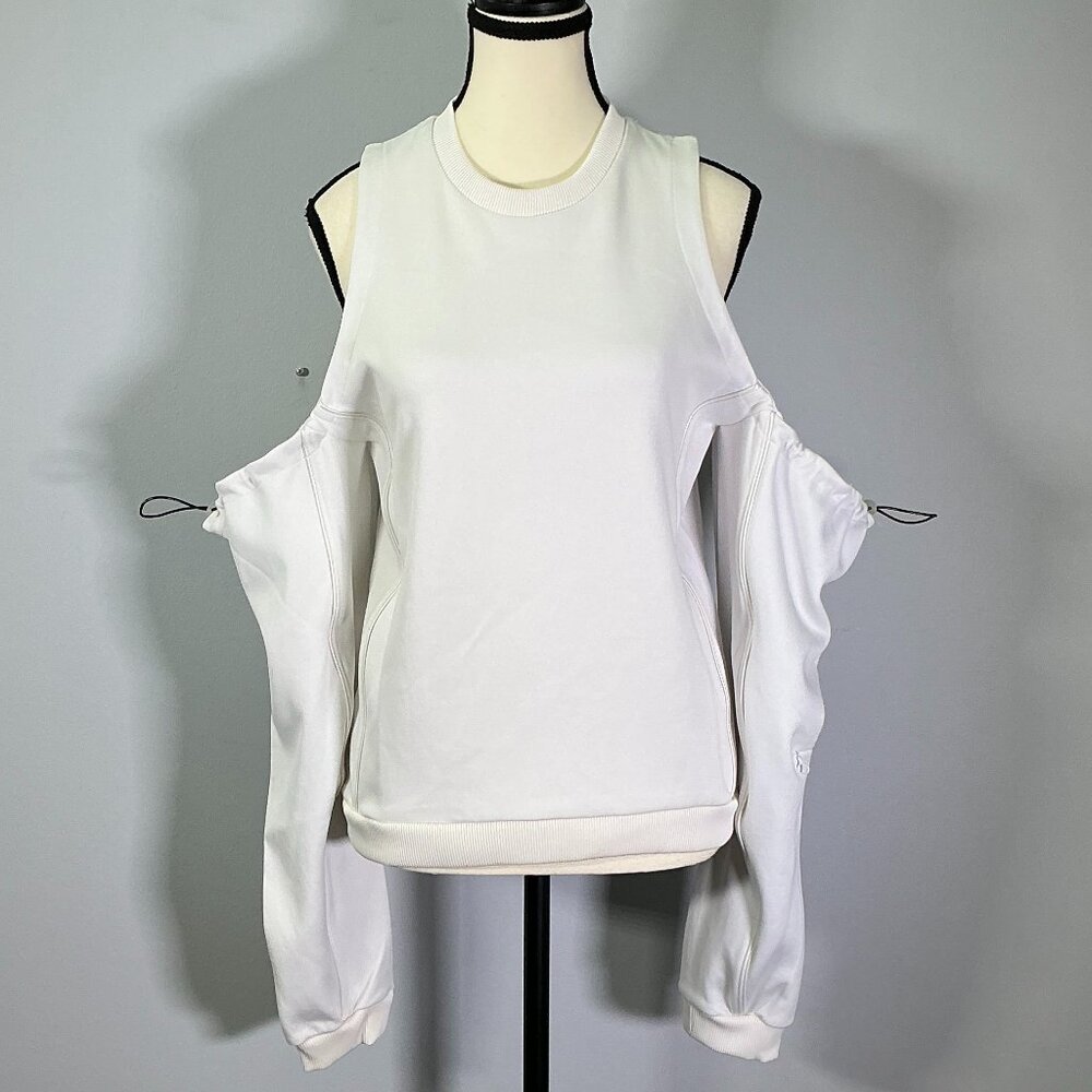 Artica-Arbox Cold Shoulder Women's Size XS Optic White Sweater NWT